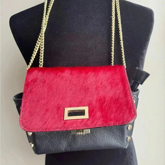 Italian Leather crossbody bag - Picture 9 of 11